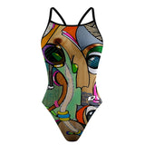 Devils Details Skinny Strap