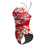 Splattered Skinny Strap