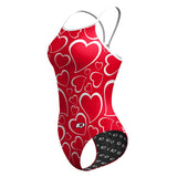 Double Hearted Skinny Strap