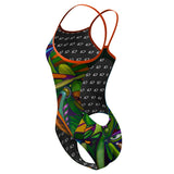 Emerald Suit Skinny Strap